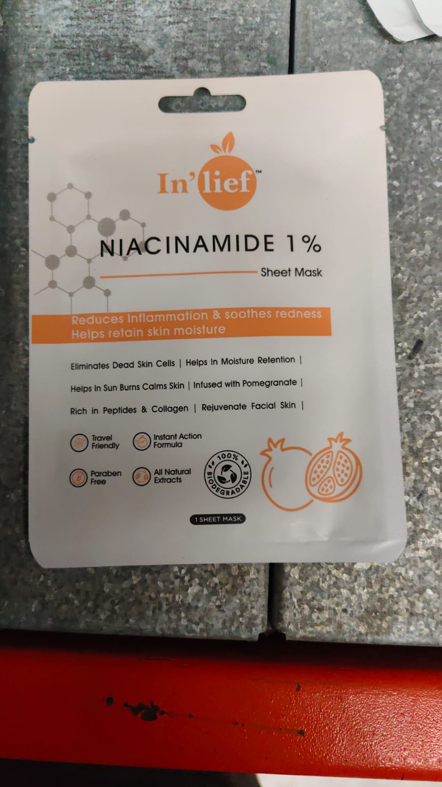 Inlief Niacinamide 1 Hydrating  Calming Facial Sheet Mask (1 Pc)
