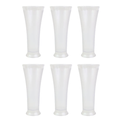 Supermom Plastic Faluda Matt Glass Set (300ml  6 Pc)