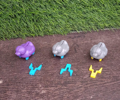 Small Push Back Duck Toy Ejectable Spring Tail Duck Small Diy Duck Toy