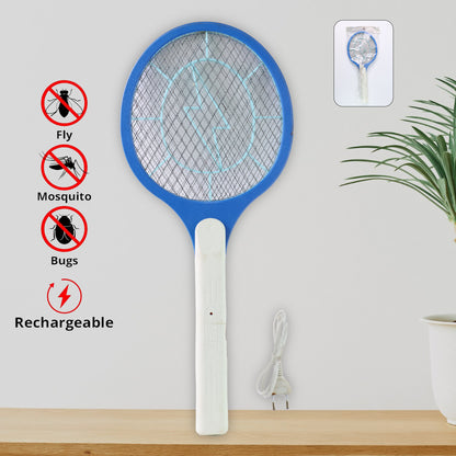 9108 Anti Mosquito Racquet Rechargeable Insect Killer Bat With Led Light