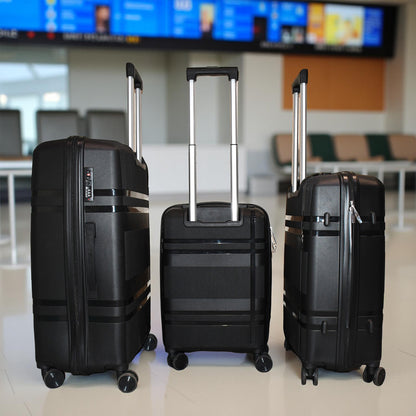 Mix Color Hard-shell Luggage Trolley 4-pc (Set)