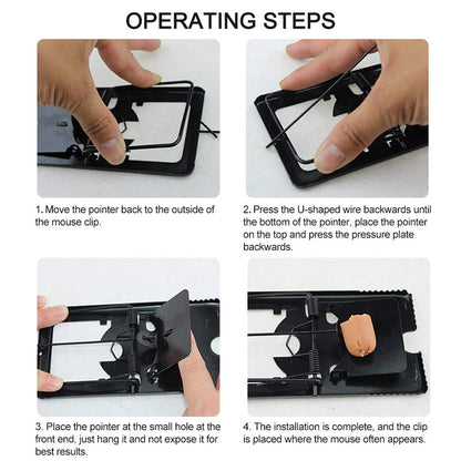 Mouse Trap Catcher Rodent Traps Mice Control Mice Snap Kill Trap (2 Pc)