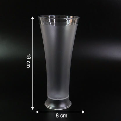 Supermom Plastic Faluda Matt Glass Set (300ml  6 Pc)