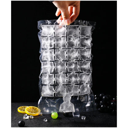 2905 Disposable Ice Cube Bags Stackable Easy Release Ice Cube Mold Trays Self-seal Freezing Makercold Ice Pack Cooler Bag For Cocktail Food Wine