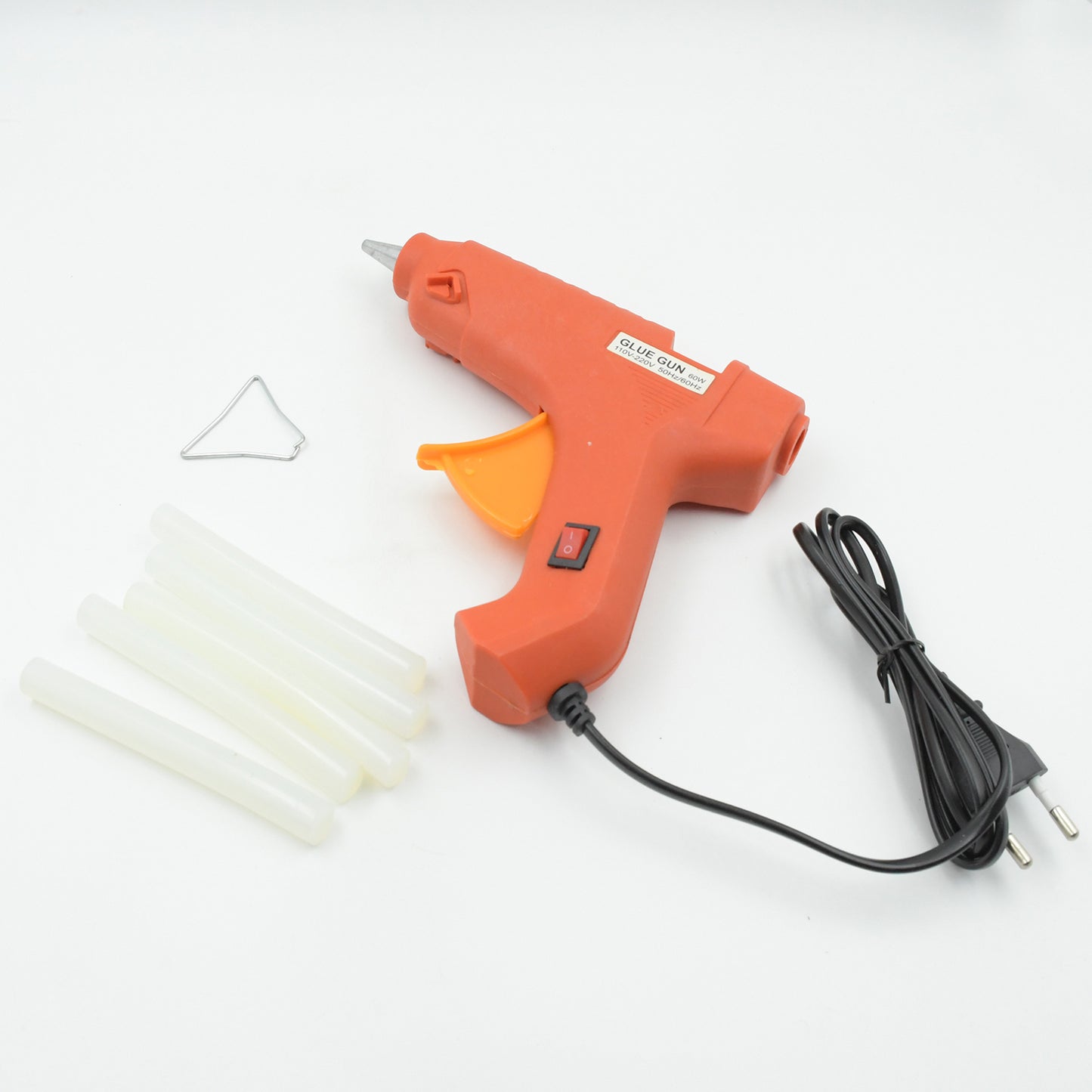 0492 Professional 60 Watt With 5 Pcs Hot Melt Glue Stick  Onoff Switch Electric Tool Hot Melt Glue Gun For Multi Use(1 Pc)