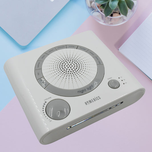 6574 Sleep Therapy Noise Sound Therapy Machine With 8 High-fidelity Soothing Sleeping  Anxiety  Stress Natural Sounds Battery Or Adaptor Charging Options 3 Auto-off Timer Option