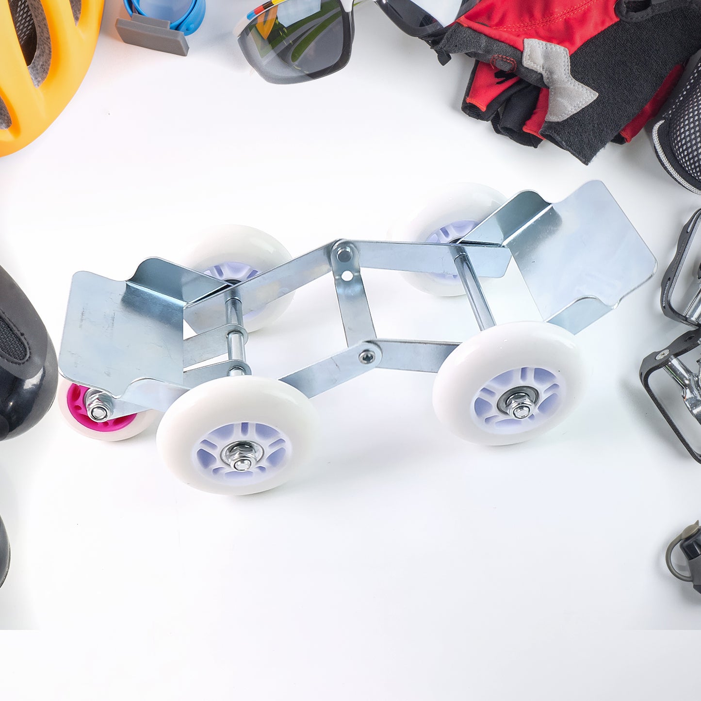 5-wheel Emergency Bike Wheel Puller Trolley (1 Pc)
