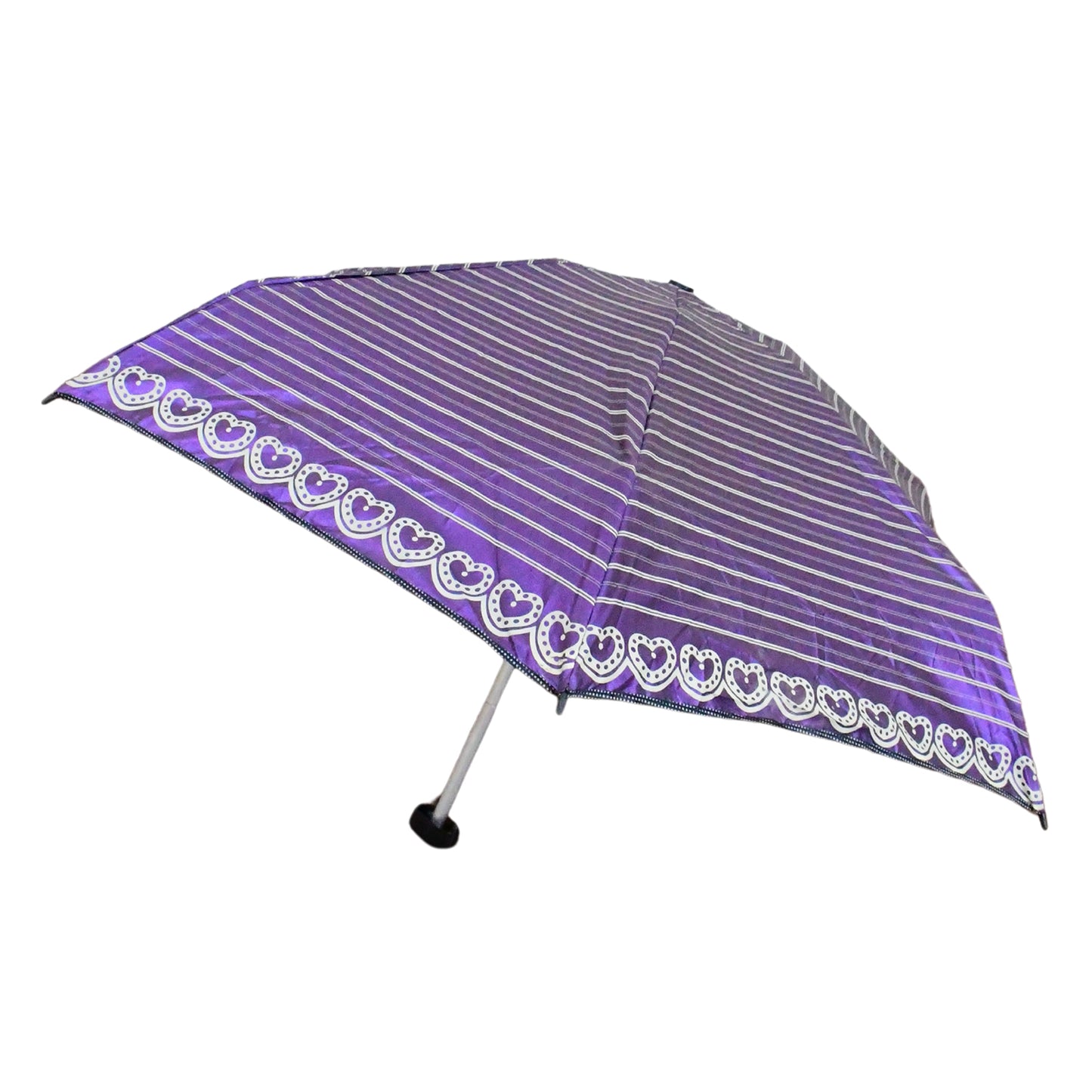 3-fold  5 Floor Sun Protective Solid Foldable Umbrella (1 Pc)