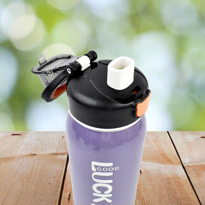 Stainless Steel Water Bottles Approx 600ml (Mix Design  Color  1 Pc)