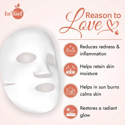Inlief Niacinamide 1 Hydrating  Calming Facial Sheet Mask (1 Pc)