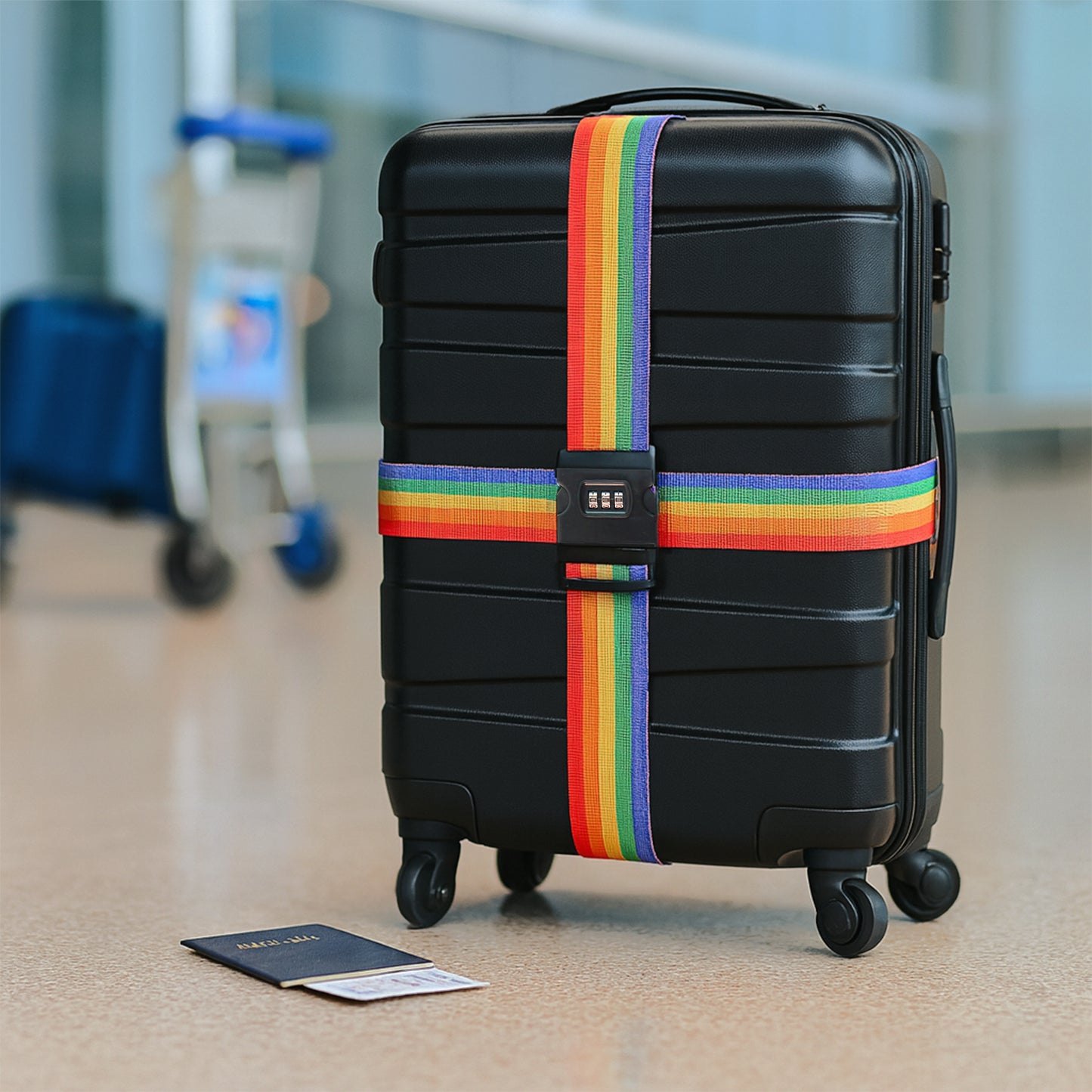 Adjustable Luggage Security Strap - (1 Pc)