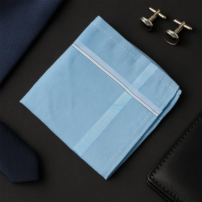 Premium Quality Soft Cotton Mens Handkerchief (40x40 Cm  1 Pc)