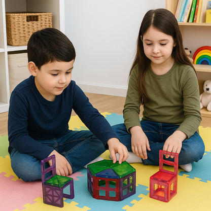 Magnetic Building Tiles - (26 Pc  Set)