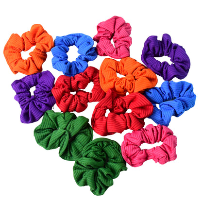 Set Of 12 Premium Elastic Hair Band Stylish Hair Accessories