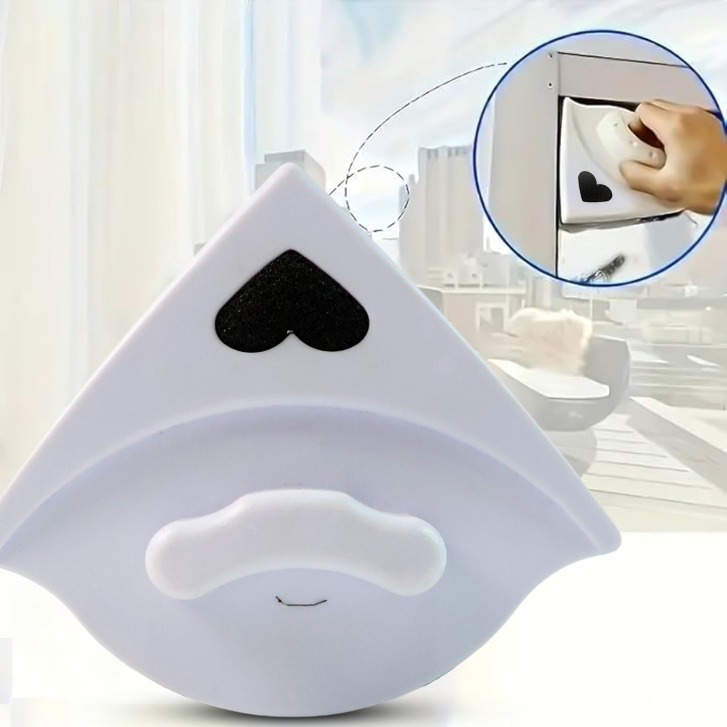 Double Face Glass Cleaner Window Squeegee Magnetic Window Washing Equipment