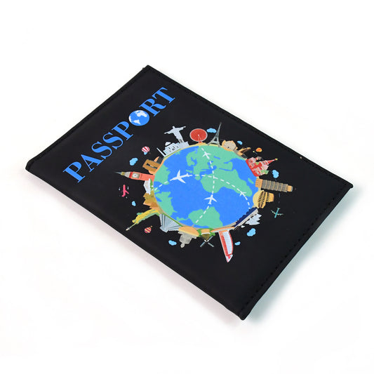 Stylish Printed Passport Holder Cover (1 Pc)