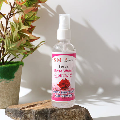 Rose Water Spray For Face  Skin Hydration - (1 Pc  100ml)