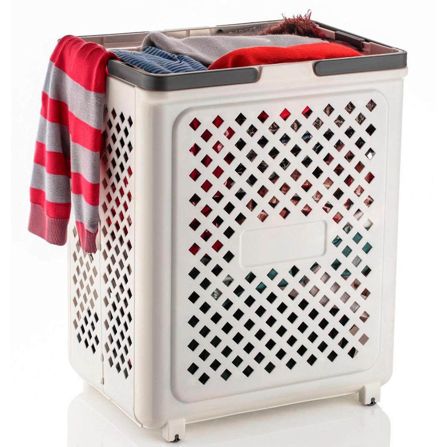 Multipurpose Foldable Laundry Basket With Wheels