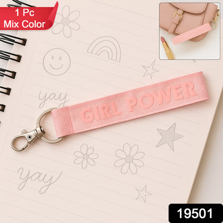 Fabric Ribbon Keychain (1 Pc Mix Color)