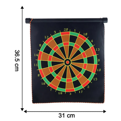 Magnetic Roll-up Dartboard Game - (12-inch  Set)