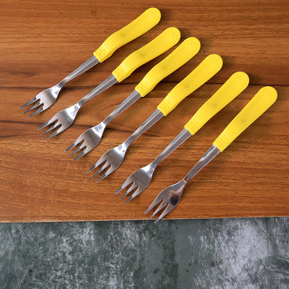 Supermom Premium Stainless Steel Big Fork (6 Pc  Set)