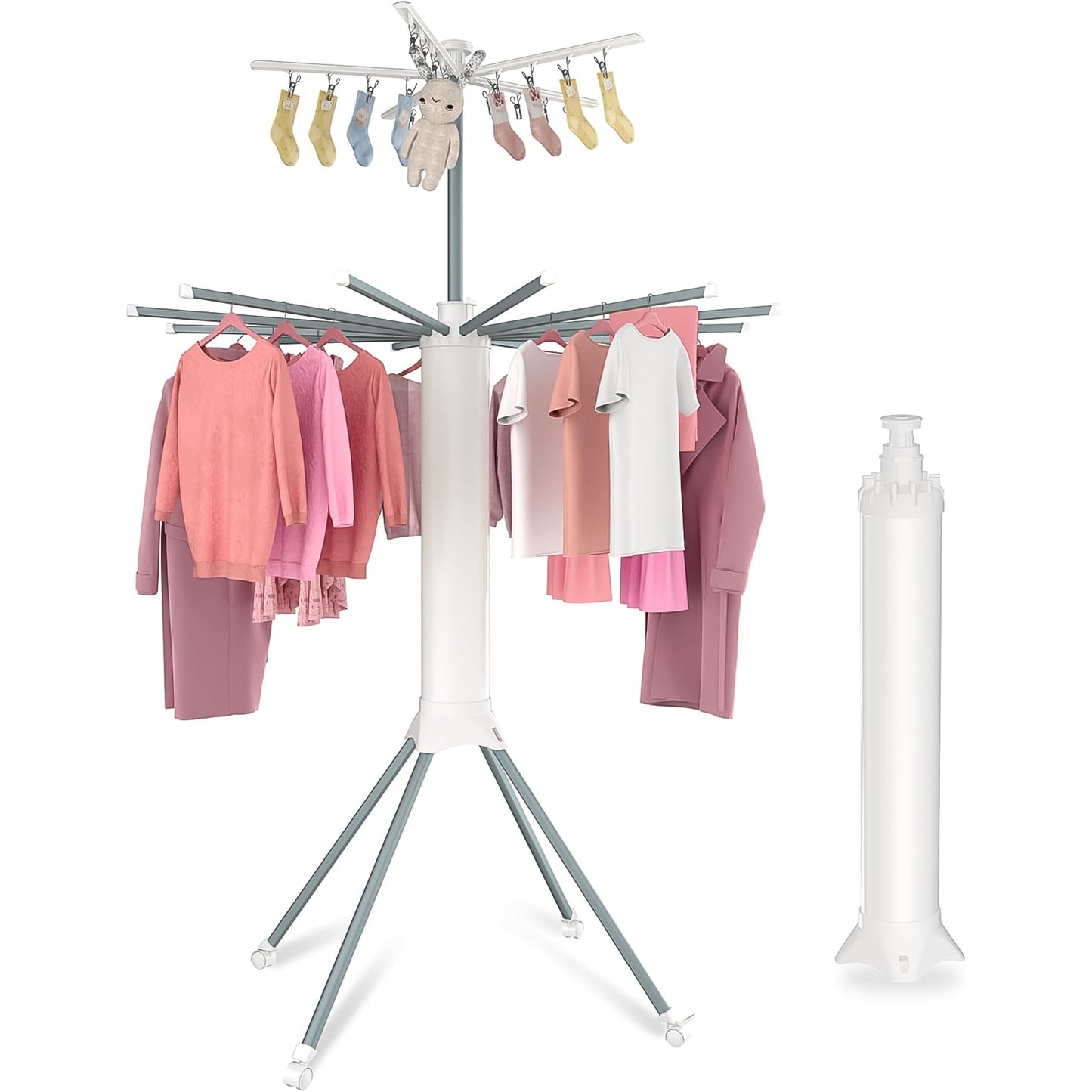 Multi-layer Foldable Clothes Drying Rack Set