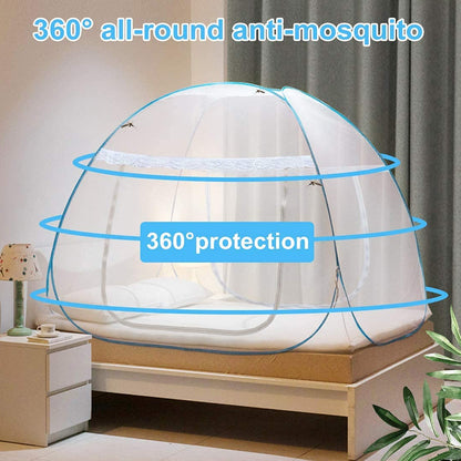 Premium Polyester Foldable Mosquito Net Tent (100 Cm Long  1 Pc)