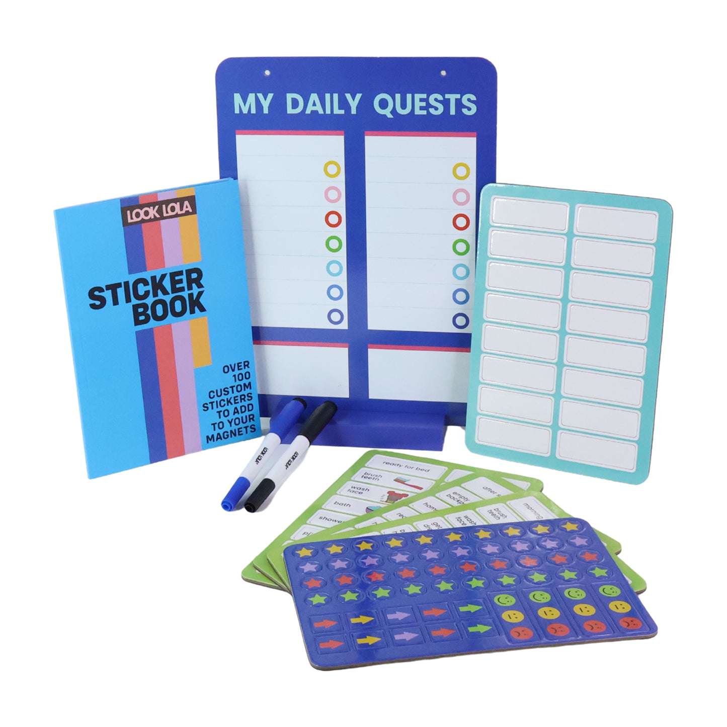Magnetic Board Sticker Book  Activity Cards (1 Set)