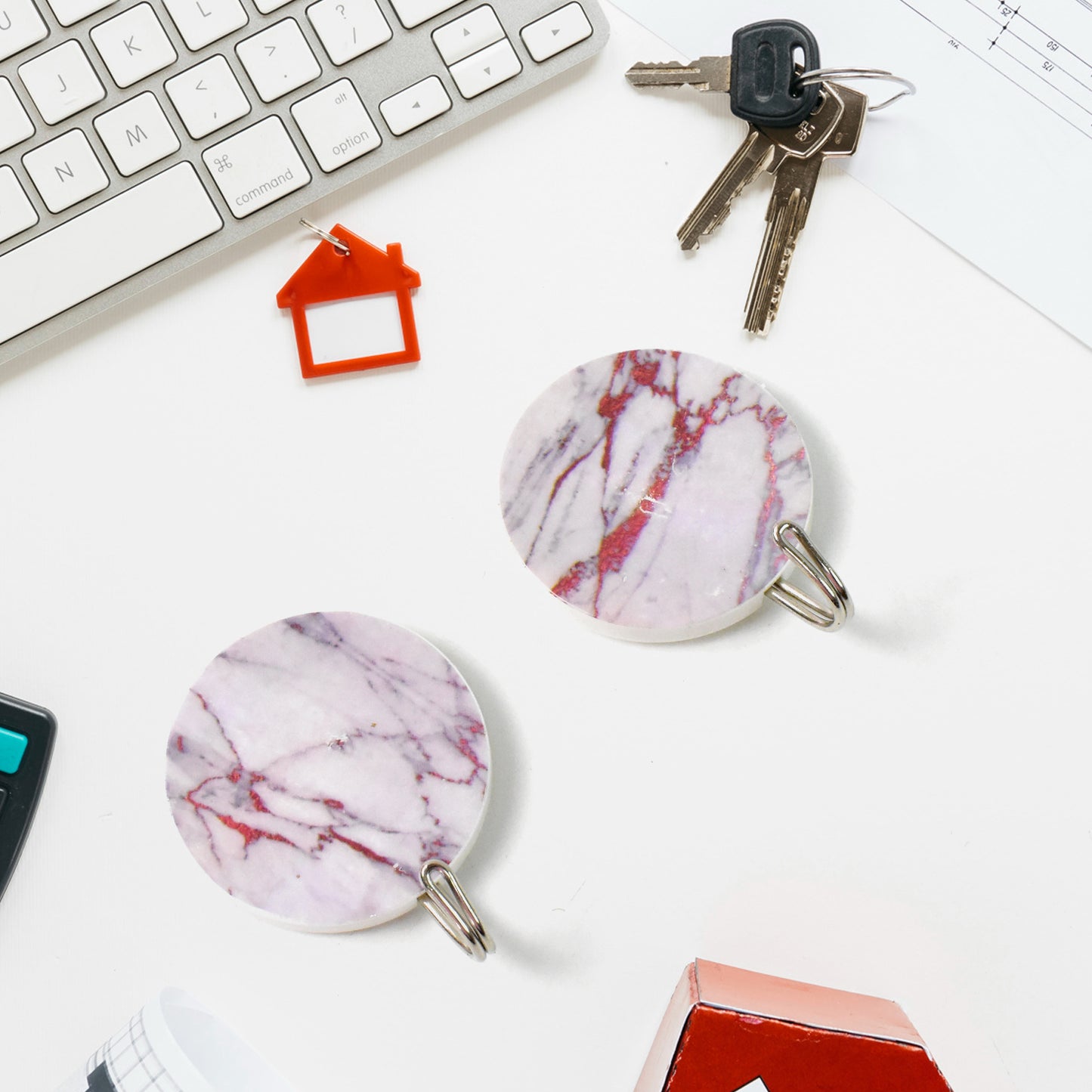 Multipurpose Strong Round Hook Self-adhesive Hooks (2 Pc Set)