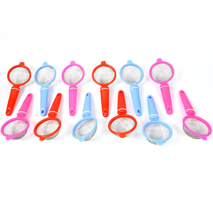 Plastic Multipurpose Tea And Coffee Strainer (Pack Of 12 Pcs)