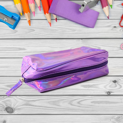 Holographic Shiny Waterproof Travel Cosmetic Pouch (1 Pc)
