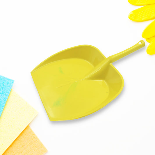8732 Dustpan With Long Handle Dust Collection Dust Pan Tray For Kitchen Home Office Bathroom Etc (1 Pc  Multicolor )