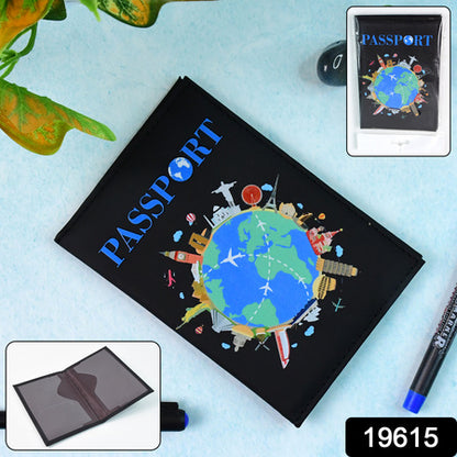 Stylish Printed Passport Holder Cover (1 Pc)