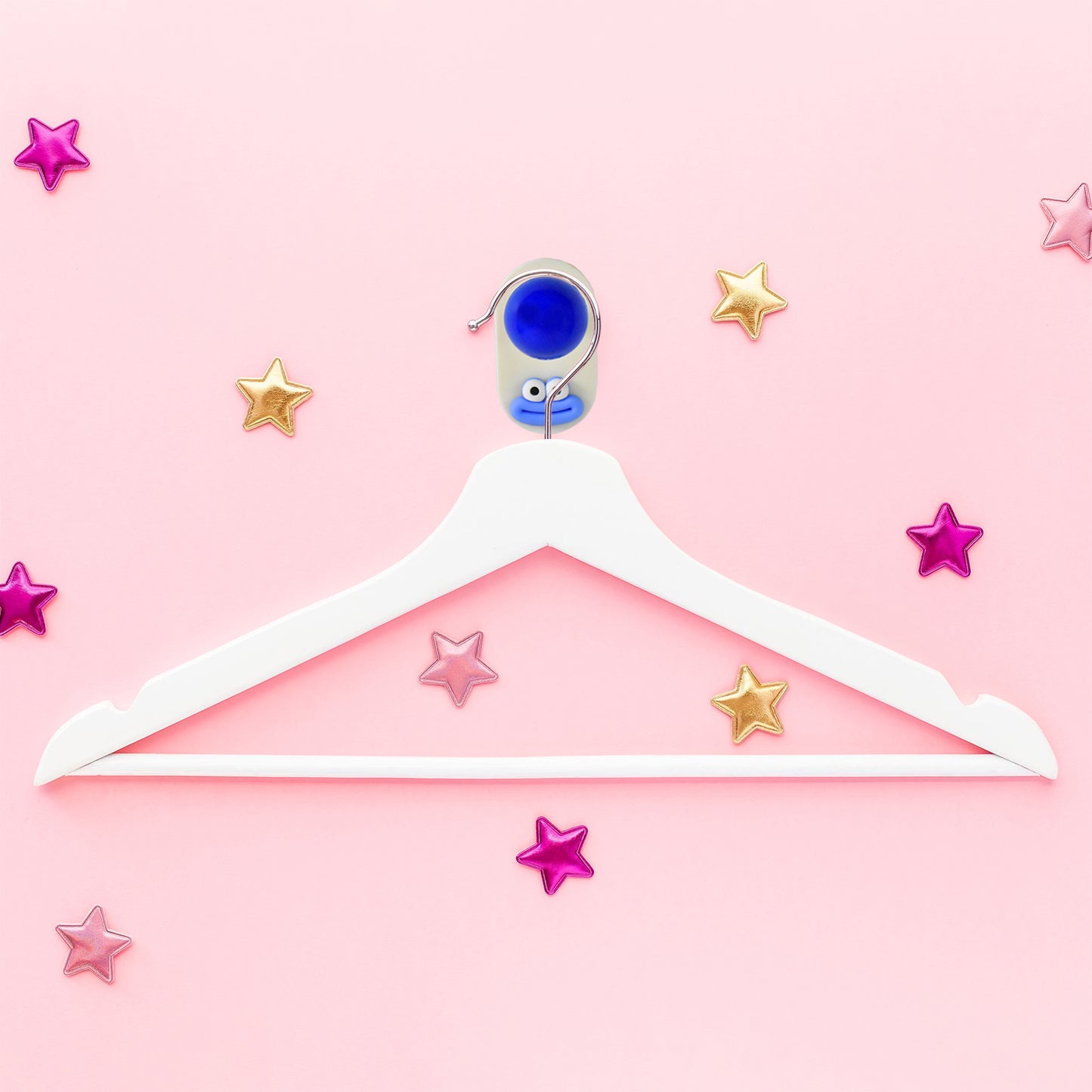 Cartoon Colorful Hooks Simple Ball Shape Hook Self-adhesive (1 Pc)