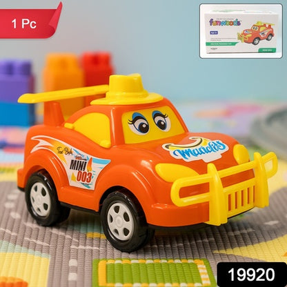 Funwoods Friction-powered Cartoon Racing Car Toy - (1 Pc)