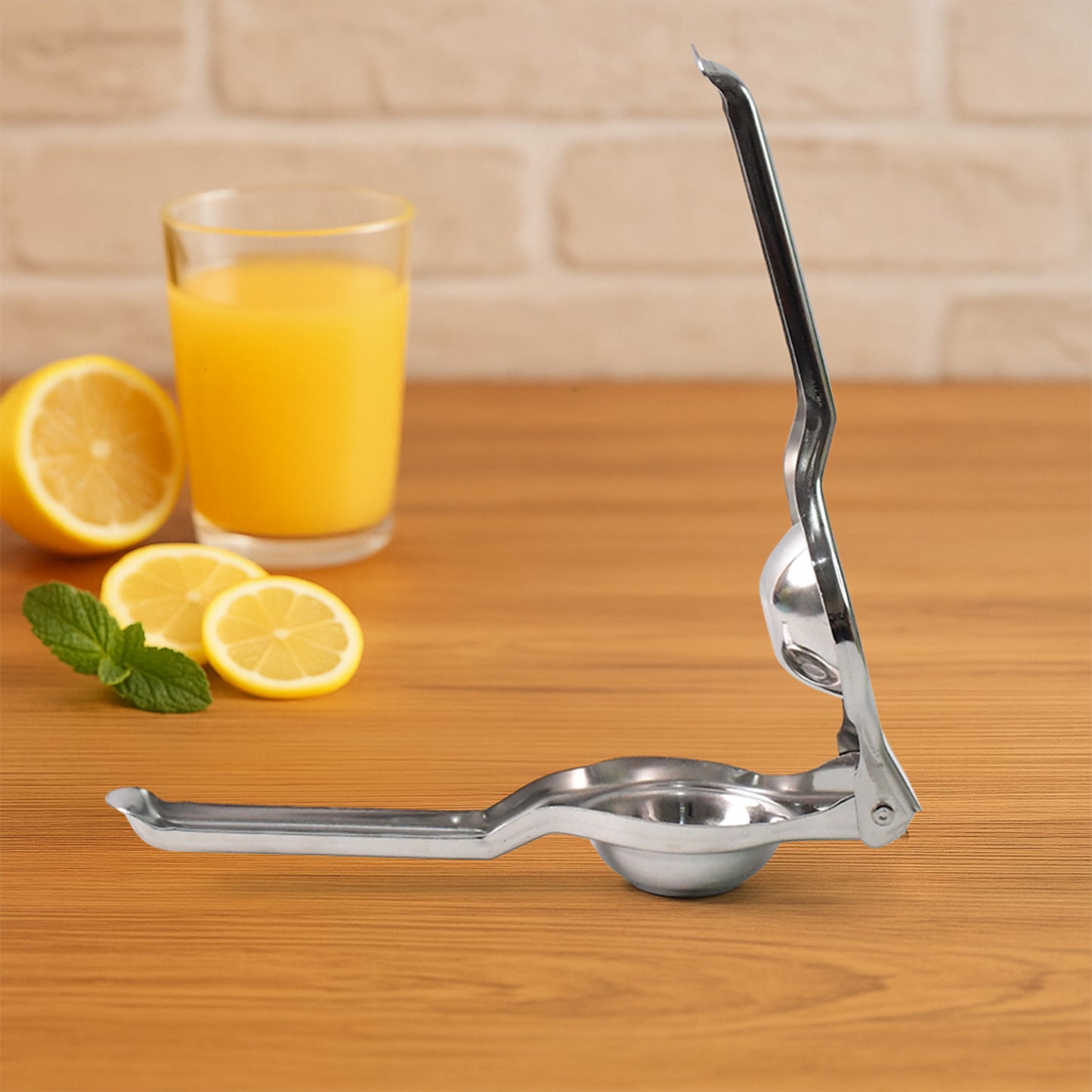 Supermom 2-in-1 Heavy Duty Stainless Steel Lemon Squeezer With Built-in Bottle Opener