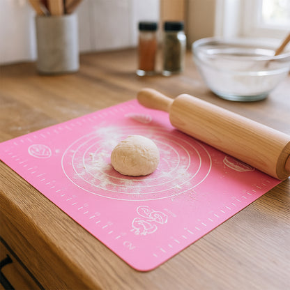 Non-stick Dough Rolling  Baking Mat - (1 Pc  29x26 Cm)