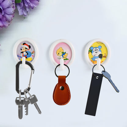 Multipurpose Big Self Adhesive Cartoon Wall Hooks Multipurpose Strong Wall Sticker Hooks Wall Hook Holder Door Hanger