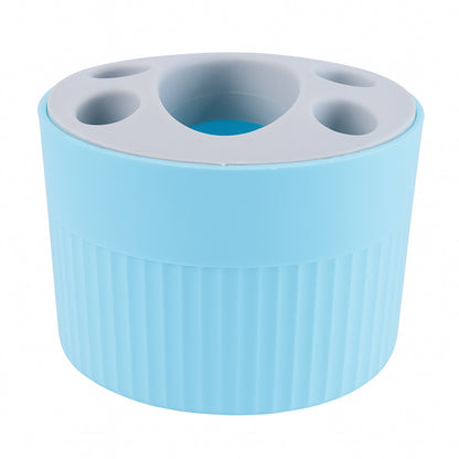 Multipurpose Bathroom Toothbrush And Utility Holder Stand With Multiple Slots (1 Pc)