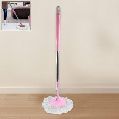 0842 Home Cleaning - Stainless Steel 360 Degree Rotating Pole Microfiber Mop Rod Stick