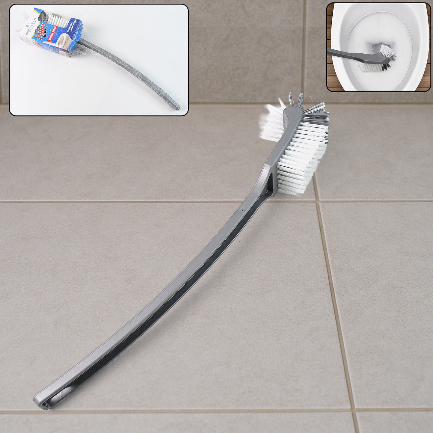 Pro Clean Long Handle Toilet Cleaning Brush (1 Pc)