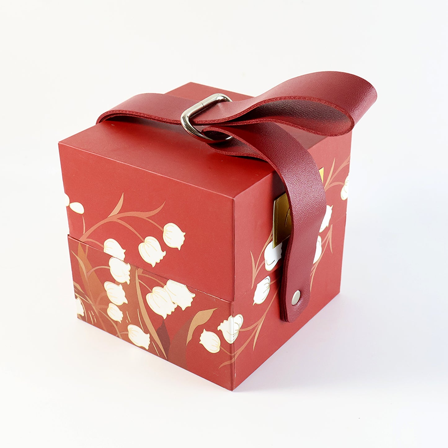 Luxury Gift Packaging Box With Leather Strap