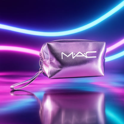 Metallic Travel Makeup Pouch - (1 Pc)