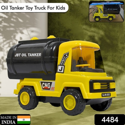 4484 Big Size Heavy Duty Unbreakable Friction Powered With Engine Sound While Running  Non Electric Toy Tempo Oil - Water Tanker Vehicle Truck For Kids Size